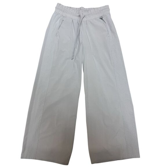 ATHLETA Avenue Wide Leg Crop Pant. Pull On. Womens. Beige. Sz 2 - Picture 2 of 11